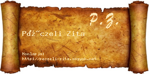 Péczeli Zita névjegykártya